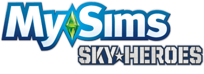 MySims SkyHeroes title screen for Wii